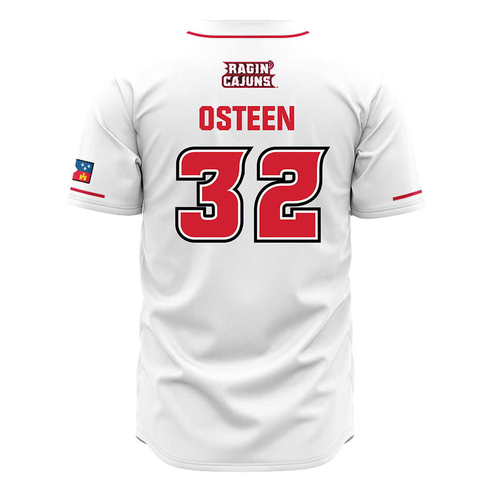 Louisiana - NCAA Baseball : Matthew Osteen - White Jersey-1