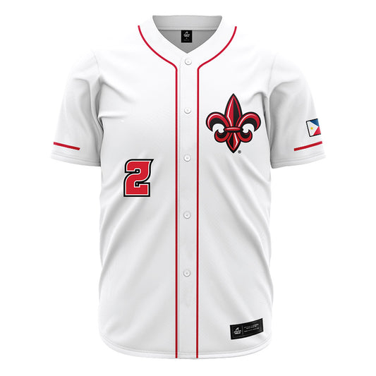 Louisiana - NCAA Baseball : Aarren Marshall - White Jersey