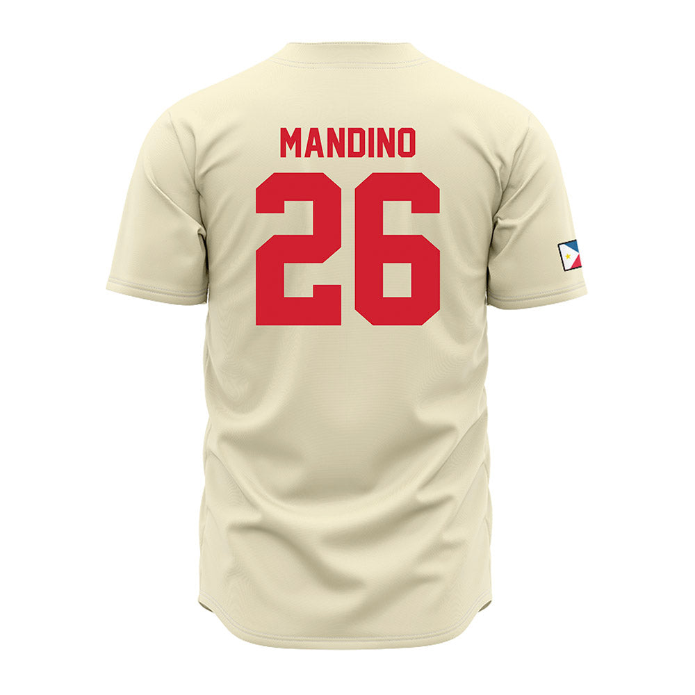 Louisiana - NCAA Baseball : Maddox Mandino - Vintage Baseball Jersey Cream
