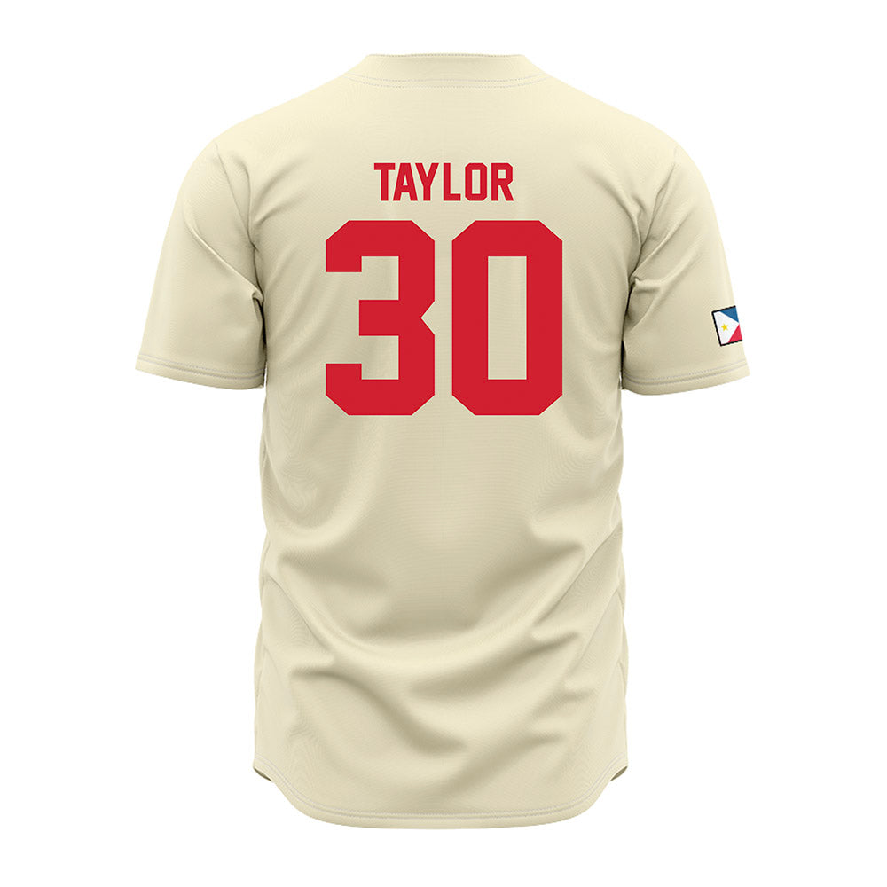 Louisiana - NCAA Baseball : Wilton Taylor - Cream Jersey-1