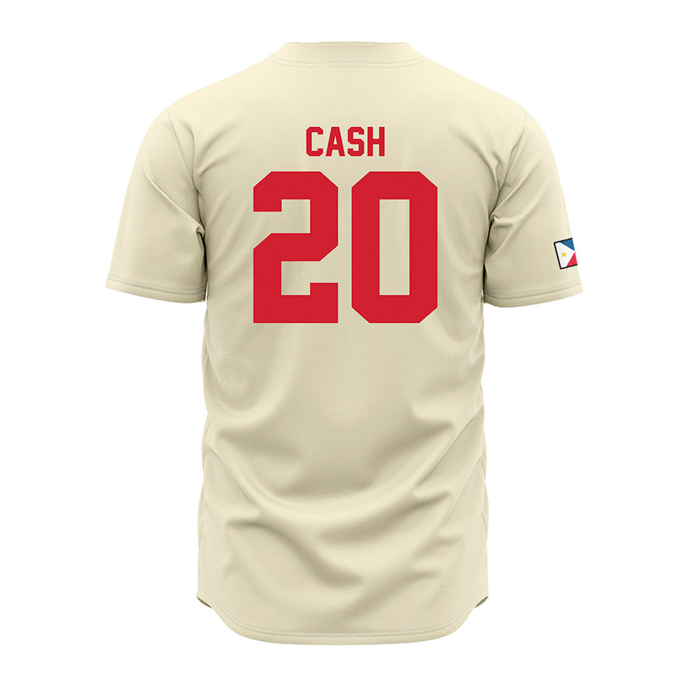 Louisiana - NCAA Baseball : Steven Cash - Vintage Baseball Jersey Cream