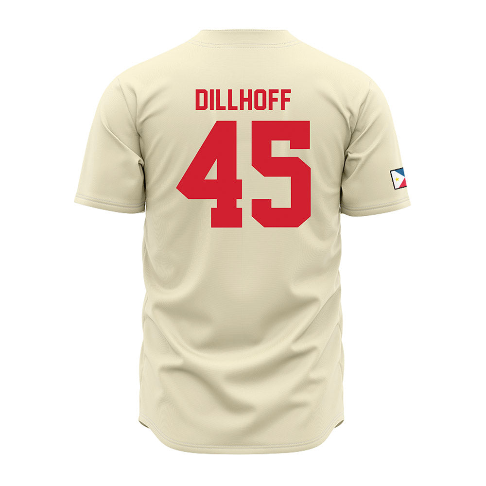 Louisiana - NCAA Baseball : Parker Dillhoff - Cream Jersey