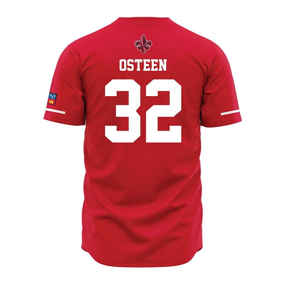 Louisiana - NCAA Baseball : Matthew Osteen - Red Jersey-1