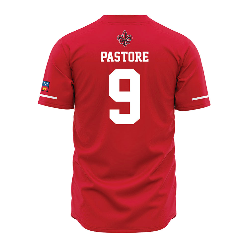 Louisiana - NCAA Baseball : Duncan Pastore - Vintage Baseball Jersey Red