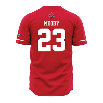 Louisiana - NCAA Baseball : Brendan Moody - Vintage Baseball Jersey Red