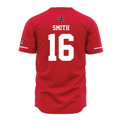 Louisiana - NCAA Baseball : Parker Smith - Red Jersey-1