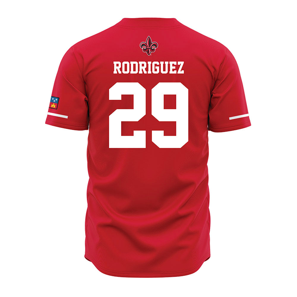 Louisiana - NCAA Baseball : Blaze Rodriguez - Red Jersey-1