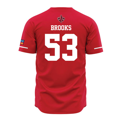 Louisiana - NCAA Baseball : Murphy Brooks - Vintage Baseball Jersey Red