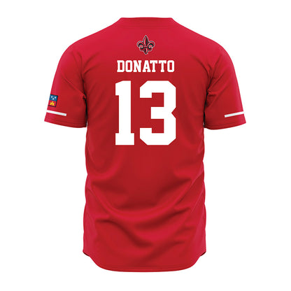 Louisiana - NCAA Baseball : Ahmar Donatto - Red Jersey-1