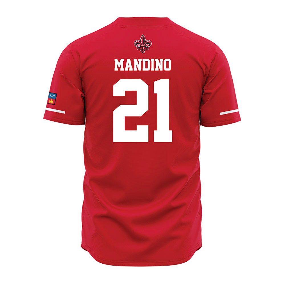 Louisiana - NCAA Baseball : Maddox Mandino - Red Jersey-1