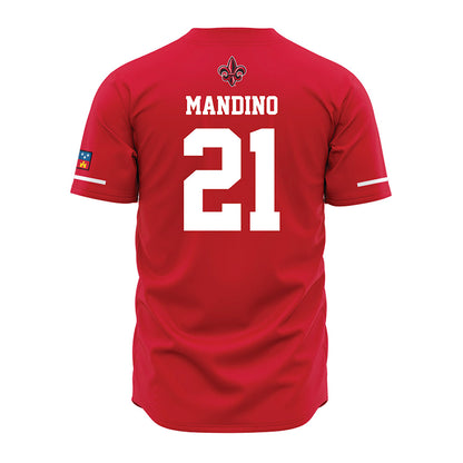 Louisiana - NCAA Baseball : Maddox Mandino - Red Jersey-1