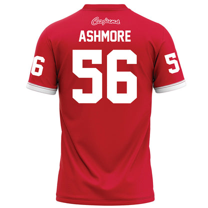 Louisiana - NCAA Football : Korbin Ashmore - Red Football Jersey-1