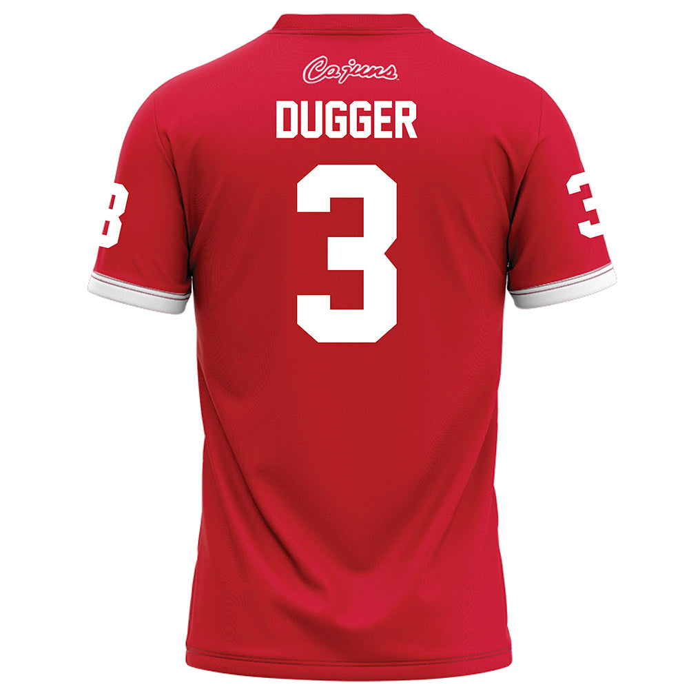 Louisiana - NCAA Football : Jaden Dugger - Red Football Jersey-1