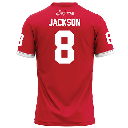 Louisiana - NCAA Football : Kody Jackson - Red Football Jersey-1
