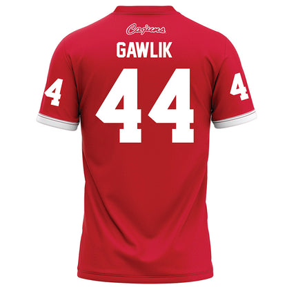 Louisiana - NCAA Football : Teddy Gawlik - Red Football Jersey