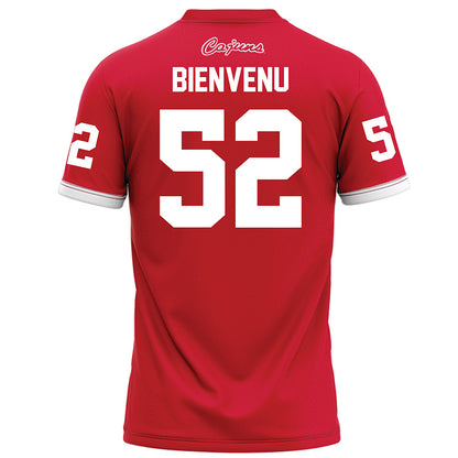 Louisiana - NCAA Football : Benjamin Bienvenu - Red Football Jersey