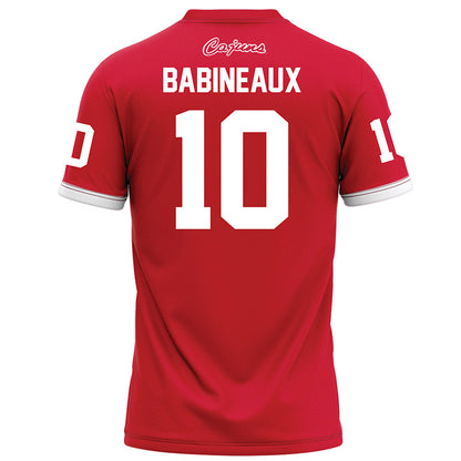 Louisiana - NCAA Football : Russell Babineaux - Red Football Jersey-1