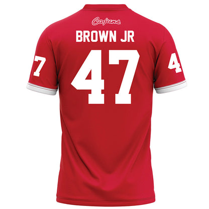 Louisiana - NCAA Football : Maurice Brown Jr - Red Football Jersey-1