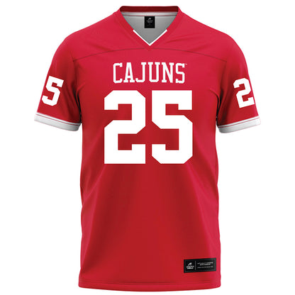 Louisiana - NCAA Football : Hutch Swilley - Red Football Jersey-0