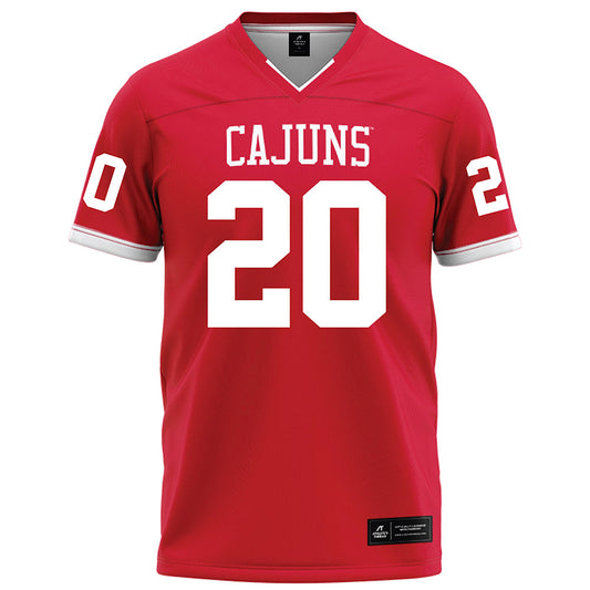 Louisiana - NCAA Football : Jj Garner - Red Football Jersey-0