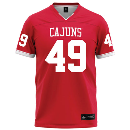 Louisiana - NCAA Football : Travin Moore - Red Football Jersey-0