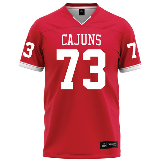 Louisiana - NCAA Football : Jayden McAllister - Red Football Jersey-0