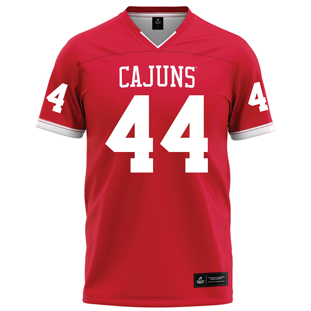 Louisiana - NCAA Football : Teddy Gawlik - Red Football Jersey