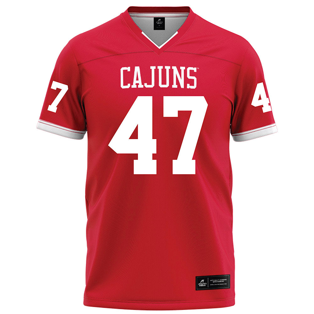 Louisiana - NCAA Football : Maurice Brown Jr - Red Football Jersey-0