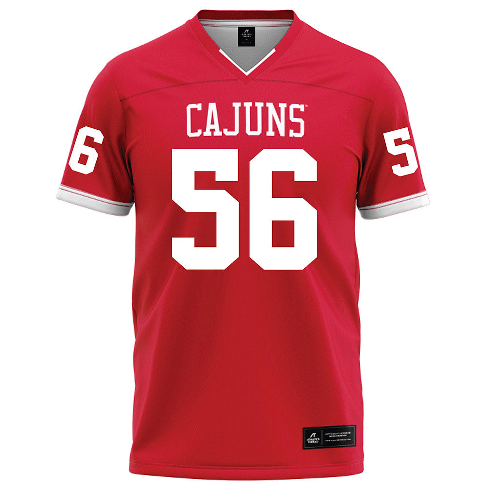 Louisiana - NCAA Football : Korbin Ashmore - Red Football Jersey-0