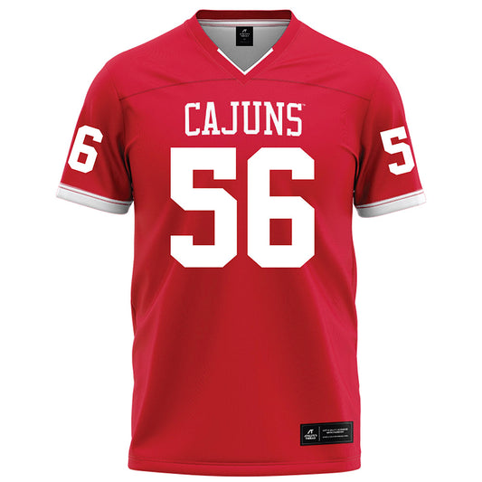 Louisiana - NCAA Football : Korbin Ashmore - Red Football Jersey-0