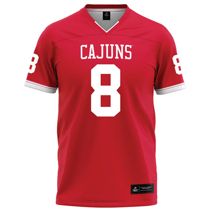 Louisiana - NCAA Football : Kody Jackson - Red Football Jersey-0