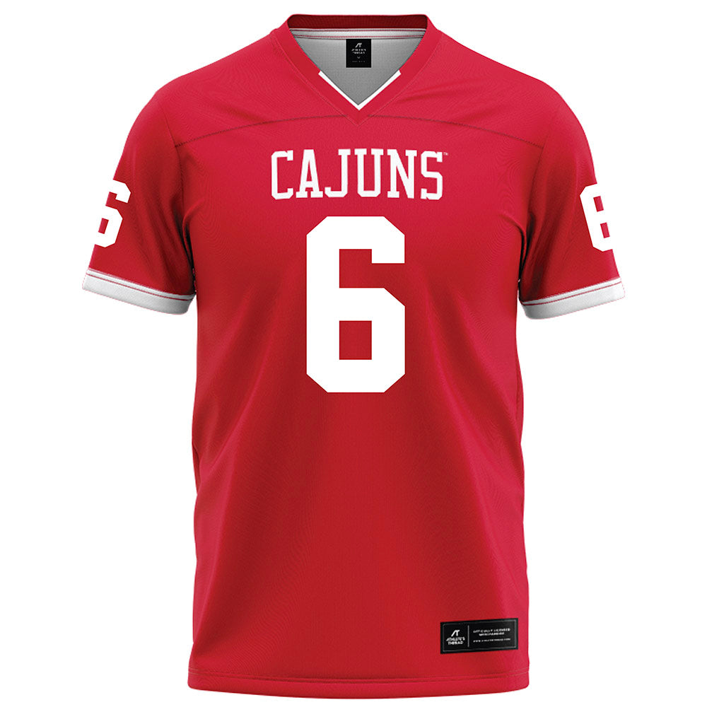 Louisiana - NCAA Football : Sam Altmann - Red Football Jersey-0
