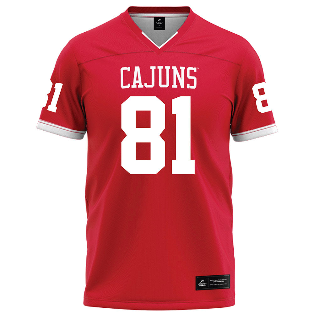 Louisiana - NCAA Football : Jaiden Smith - Red Football Jersey-0