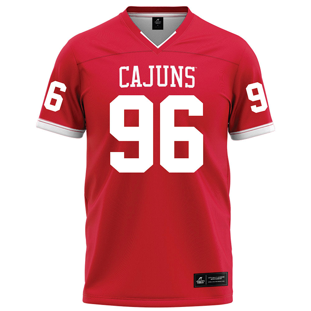 Louisiana - NCAA Football : Chase Howard - Red Football Jersey-0