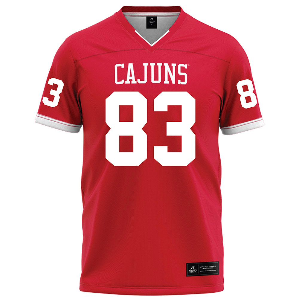 Louisiana - NCAA Football : Brock Chappell - Red Football Jersey-0