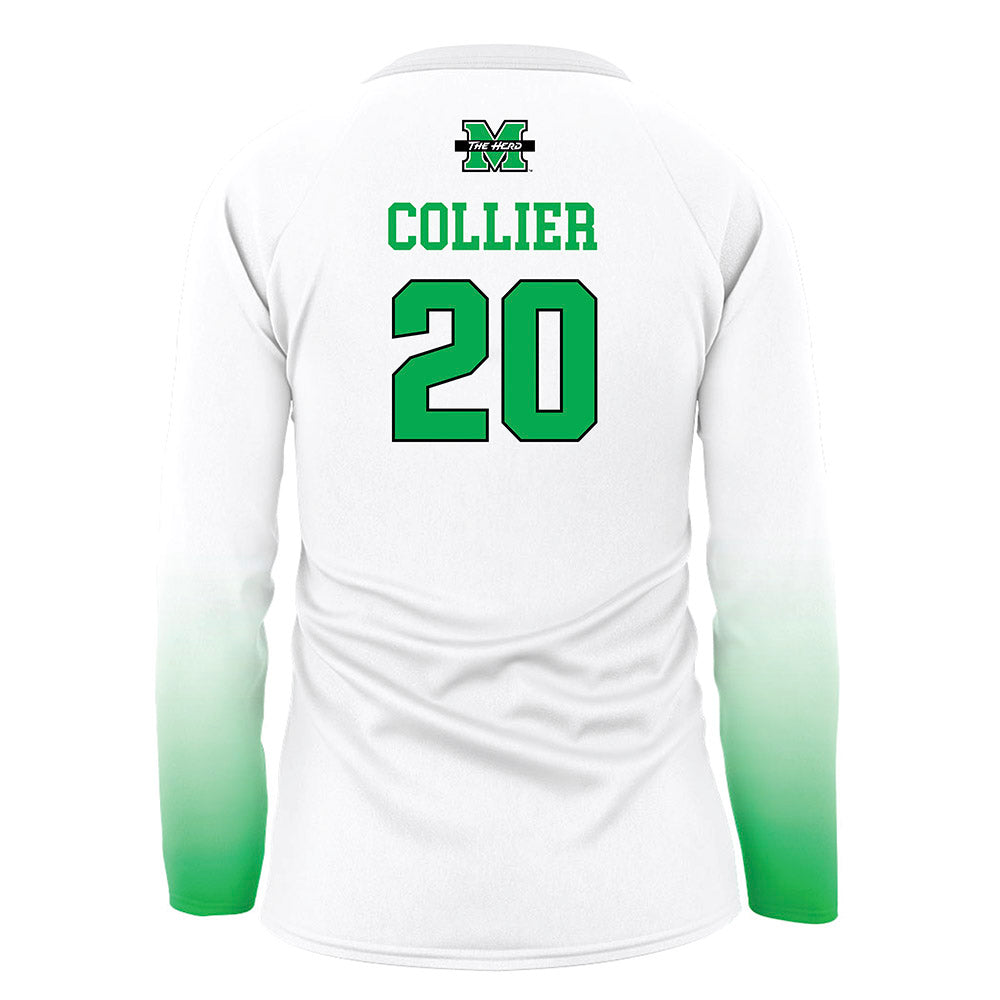 Marshall - NCAA Women's Volleyball : Izzy Collier - White Volleyball Jersey