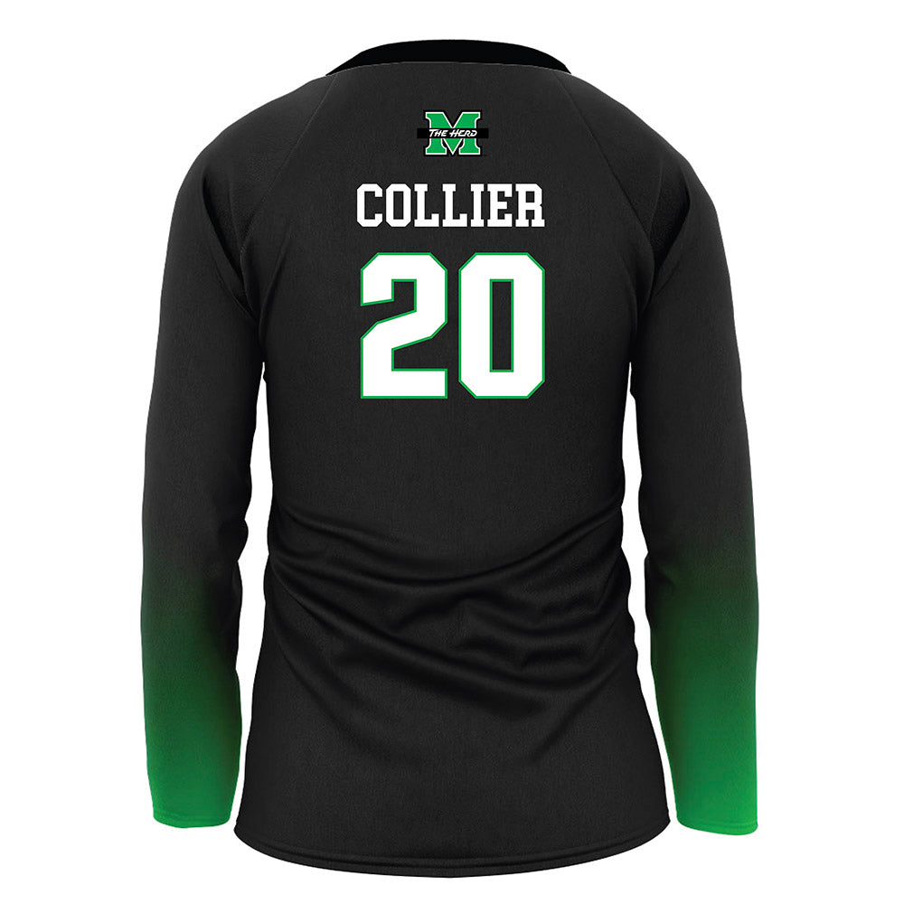 Marshall - NCAA Women's Volleyball : Izzy Collier - Black Volleyball Jersey