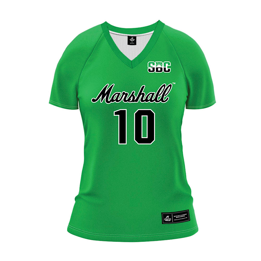 Marshall - NCAA Women's Volleyball : McKenna Melton - Green Volleyball Jersey