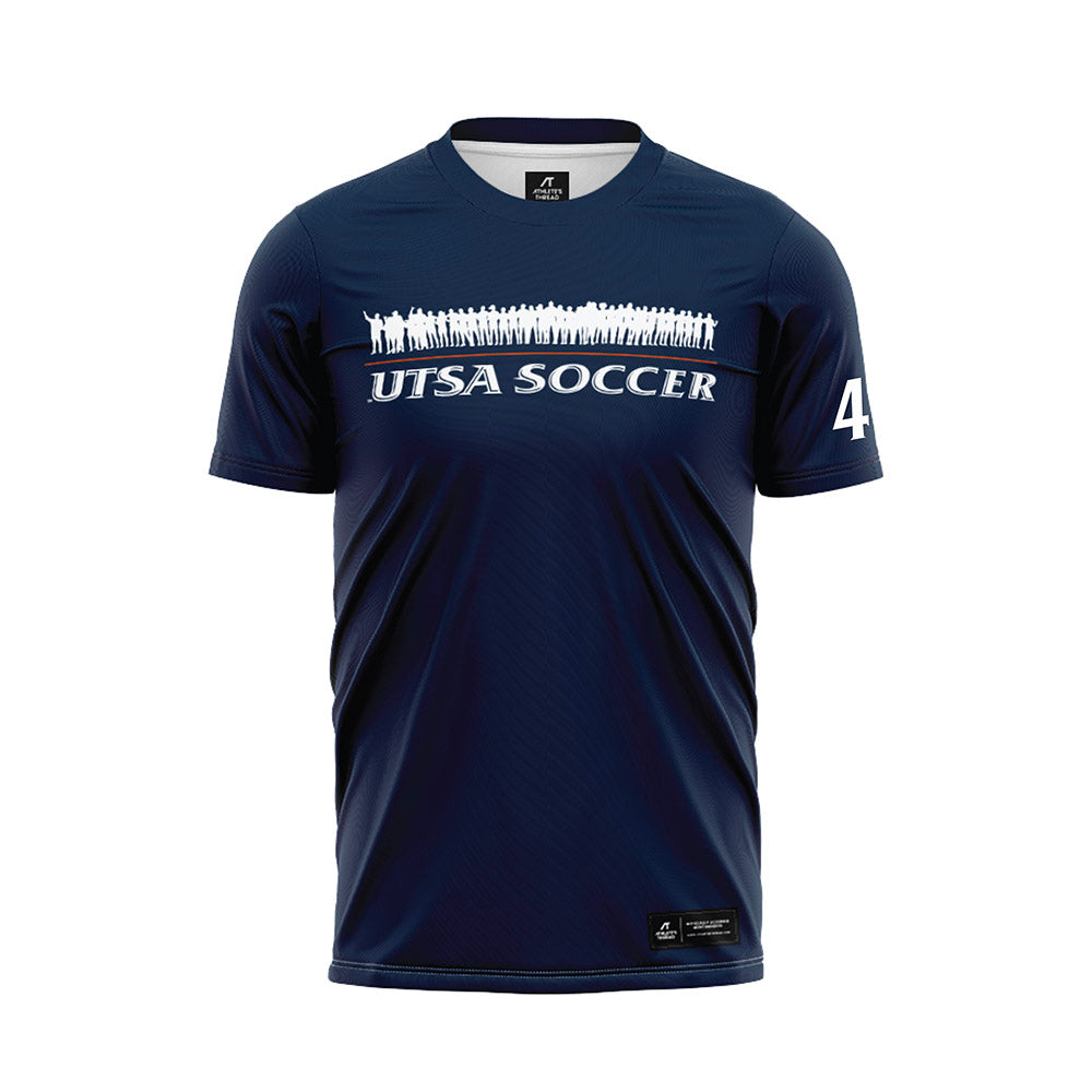 UTSA - NCAA Women's Soccer : Izzy Lane - Navy Soccer Jersey-0
