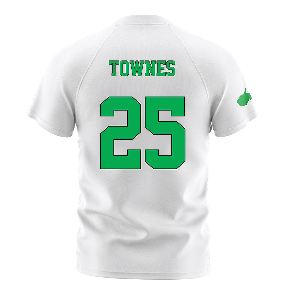 Marshall - NCAA Women's Soccer : Madison Townes - White Soccer Jersey-1