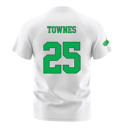 Marshall - NCAA Women's Soccer : Madison Townes - White Soccer Jersey-1