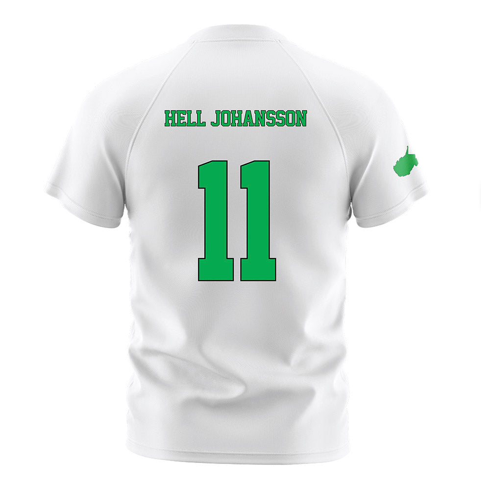 Marshall - NCAA Women's Soccer : Alice Hell Johansson - White Soccer Jersey