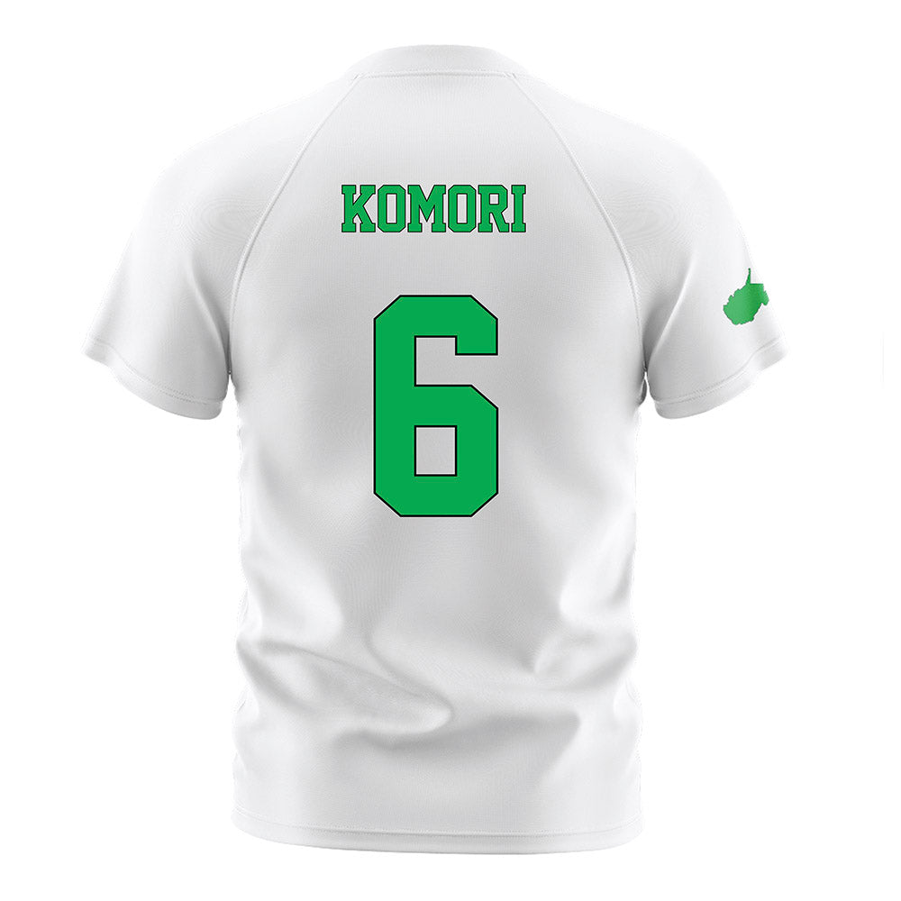 Marshall - NCAA Women's Soccer : Ami Komori - White Soccer Jersey-1