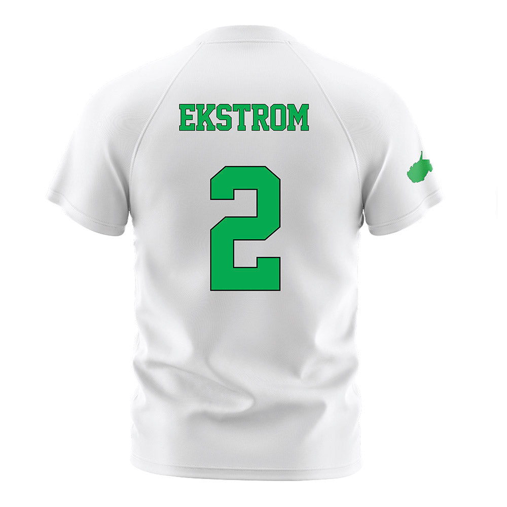 Marshall - NCAA Women's Soccer : Kajsa Ekstrom - White Soccer Jersey