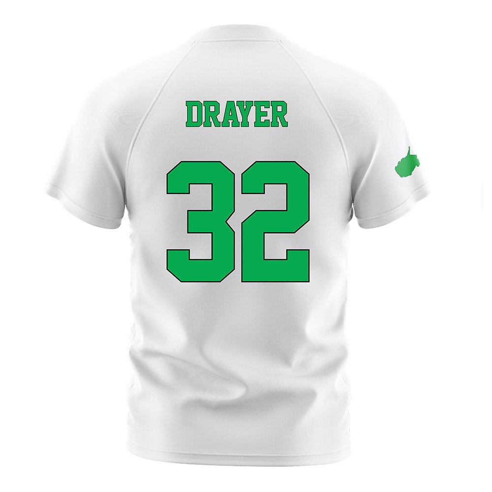 Marshall - NCAA Women's Soccer : Ashlyn Drayer - White Soccer Jersey