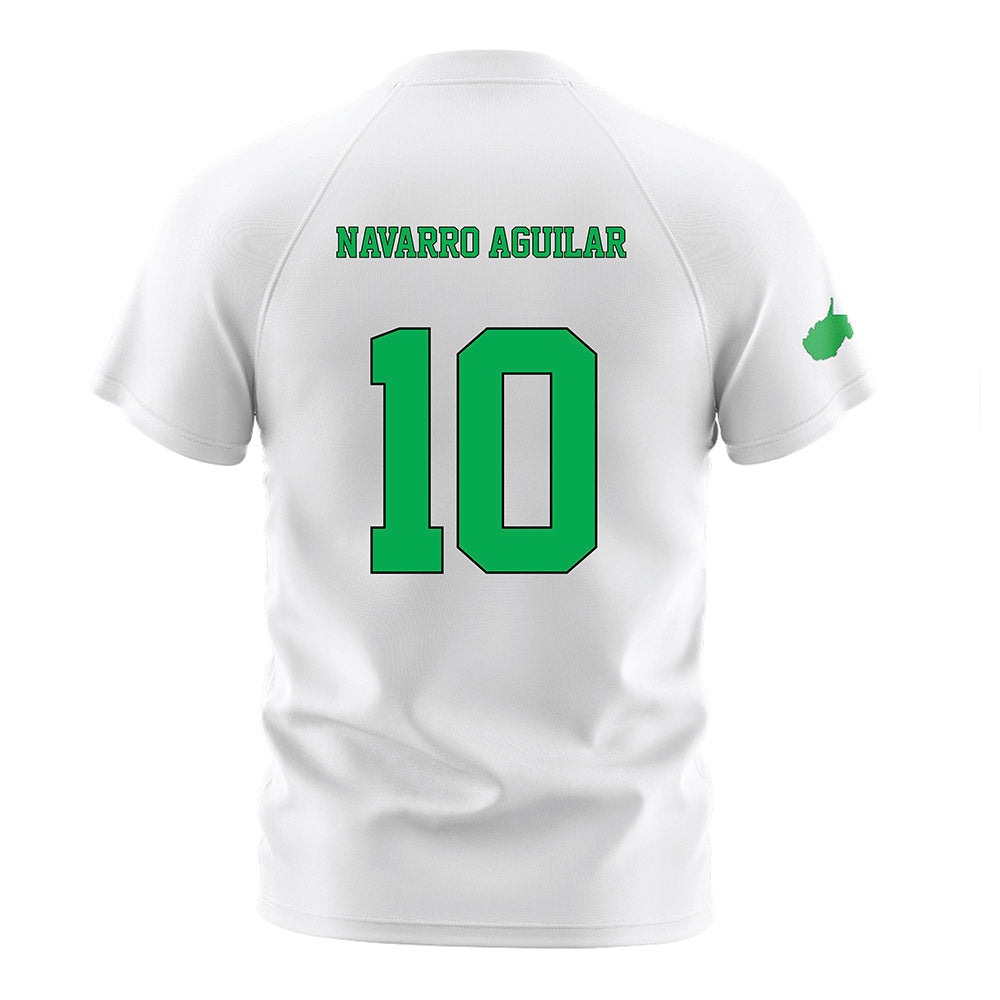 Marshall - NCAA Women's Soccer : Nicole Navarro Aguilar - White Soccer Jersey-1
