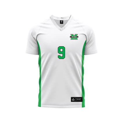 Marshall - NCAA Women's Soccer : Tiggi Gent - White Soccer Jersey-0