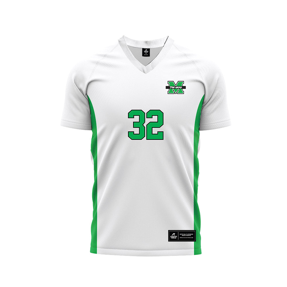 Marshall - NCAA Women's Soccer : Ashlyn Drayer - White Soccer Jersey