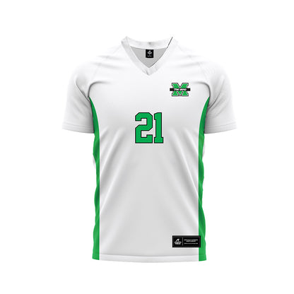 Marshall - NCAA Women's Soccer : Abigail Gerretsen - White Soccer Jersey