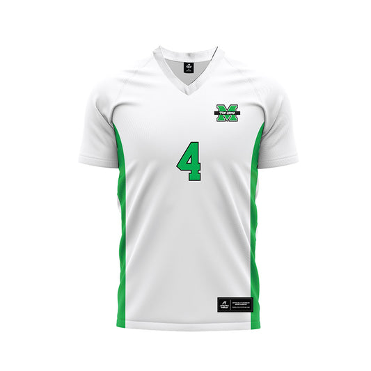 Marshall - NCAA Women's Soccer : angel fowler - White Soccer Jersey